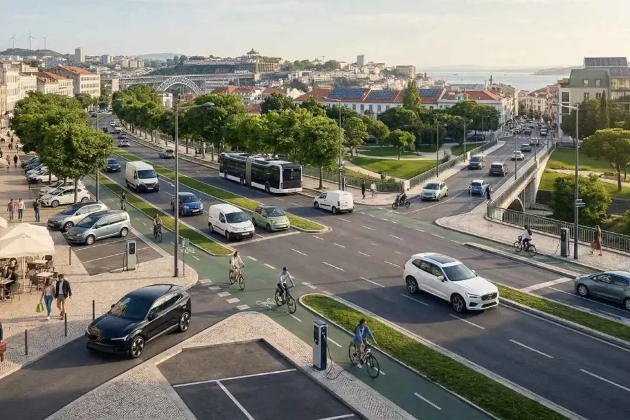 Portugal como laboratório da eletrificação: quando as cidades aceleram a mudança 2 laboratório mobilidade elétrica