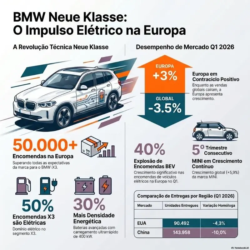 BMW iX3 Neue Klasse leva encomendas elétricas para máximos 4 Neue Klasse infografia