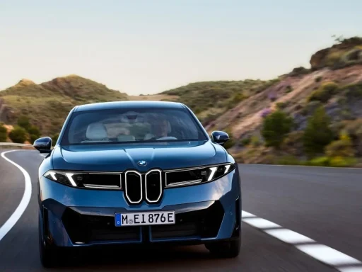 BMW iX3 ganha versão de entrada por 64.200 euros 3 O BMW iX3 40 visto de frente