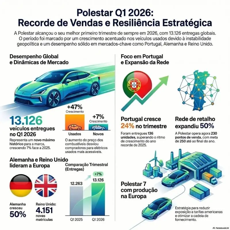 Polestar com o melhor primeiro trimestre de sempre 6 Polestar recorde infografia