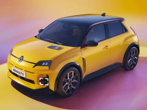 Renault 5 puxa elétricos do grupo para novo máximo: +20,9% no primeiro trimestre 3 O Renault 5 amarelo