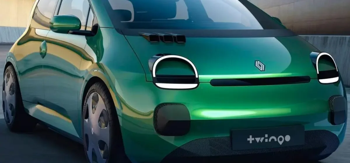 O renault twingo verde