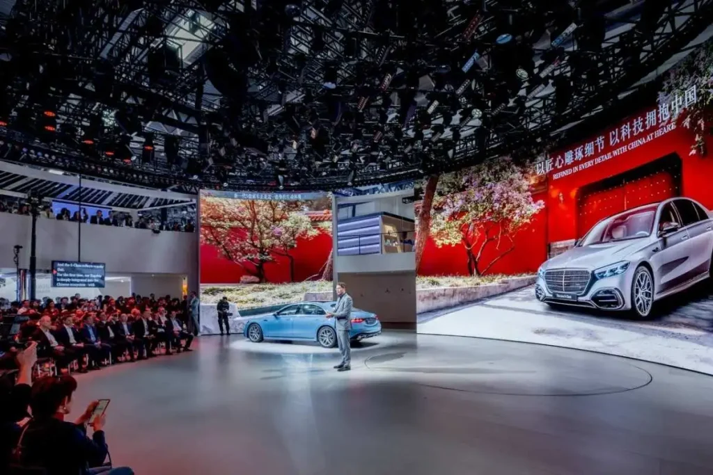 Salão Automóvel de Pequim 2026 é o maior do mundo, e talvez já o único que importa 4 A Mercedes-Benz no Salão Automóvel de Pequim
