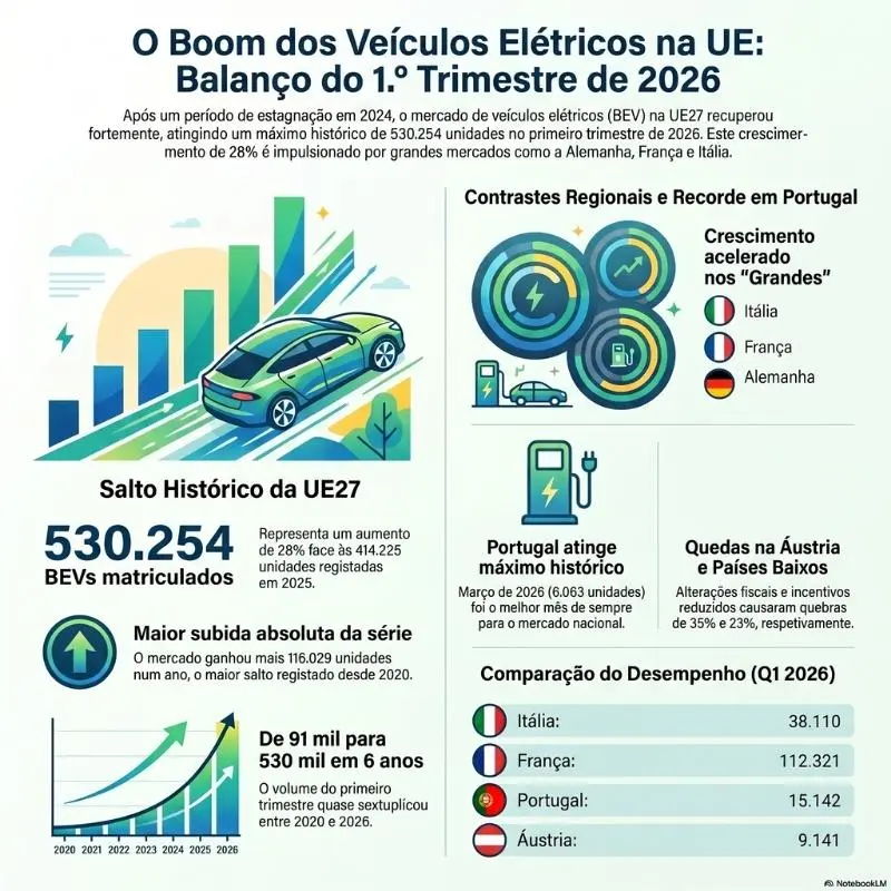 Matrículas de carros elétricos na União Europeia sobem 28% no primeiro trimestre 4 União Europeia infografia
