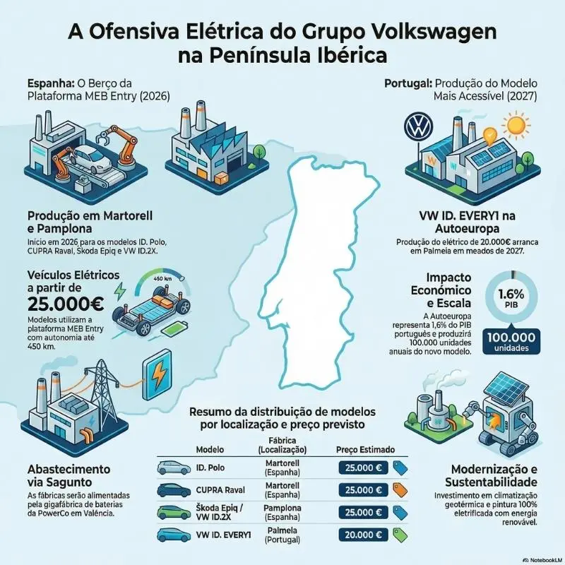 VW concentra gama elétrica urbana na Península Ibérica 8 VW Península Ibérica infografia