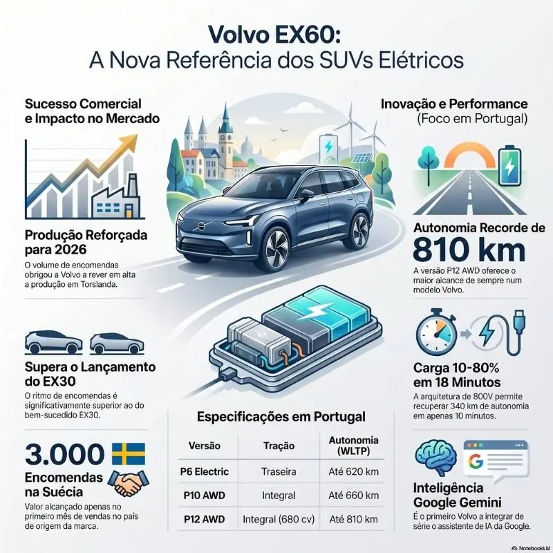 Volvo EX60: encomendas obrigam a aumentar produção 4 Volvo EX60 infografia