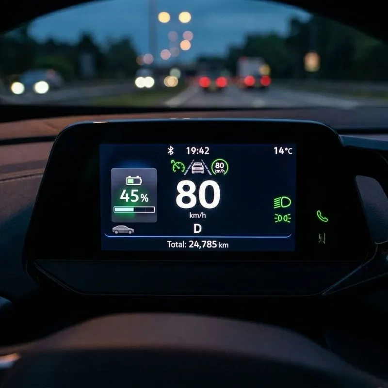 WLTP vs. estrada: os quilómetros que o teu elétrico realmente faz 4 A autonomia do teste WLTP é sempre diferente da autonomia real | imagem gerada por IA