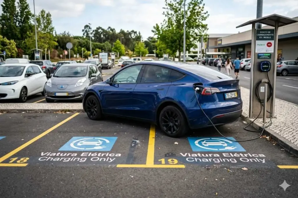 Tesla MultiPass chega a Portugal: carregar em redes externas com a conta Tesla 7 etiqueta de carregamento