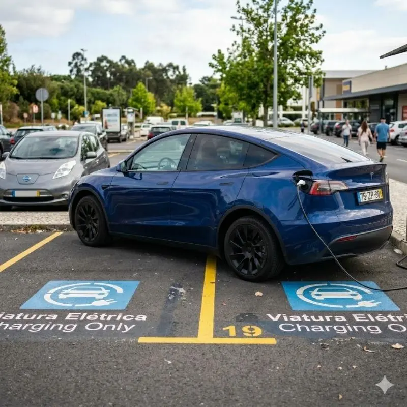 Etiqueta de carregamento: as regras não escritas (mas essenciais) 7 Um carro ocupa dois lugares de carregamento. A etiqueta de carregamento é, muitas vezes, o mais elementar civismo