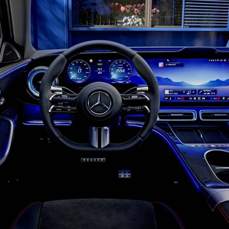 Mercedes-Benz C-Class elétrico: o interior revela-se antes da estreia mundial 4 C-Class elétrico