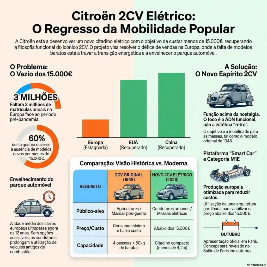 Citroën prepara 2CV elétrico por menos de 15.000 euros 7 2CV infografia