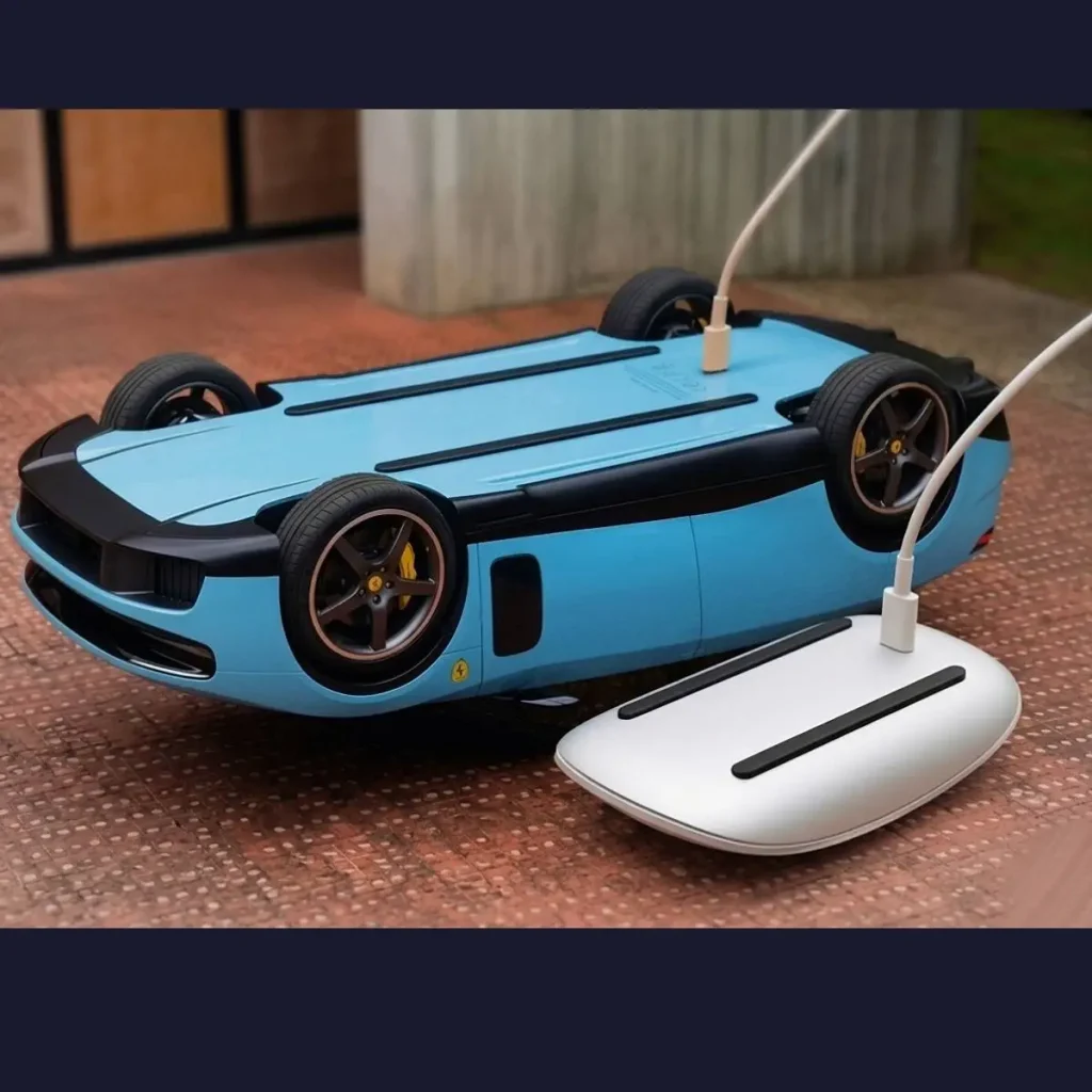 Dos 10 milhões anunciados para carros elétricos, apenas 367 mil euros são dinheiro novo 9 Ferrari Luce Apple