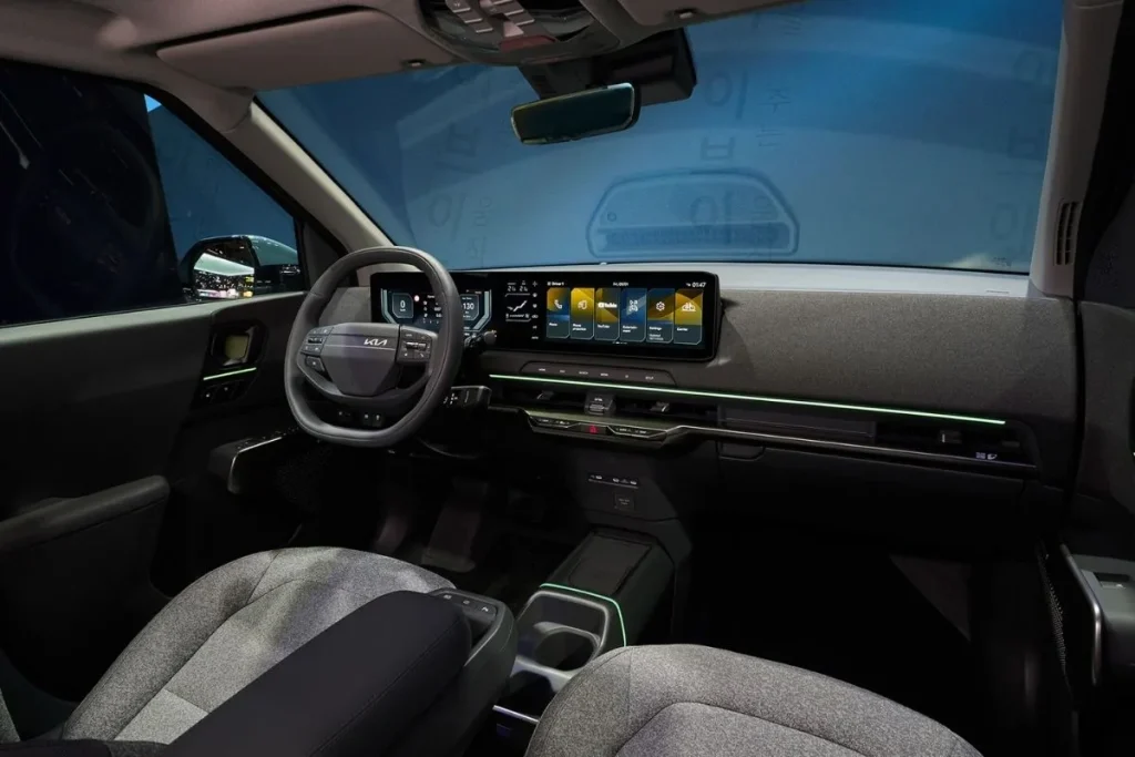 Kia EV2 chega a Portugal a partir de 32.250 euros 4 Interior do Kia EV2