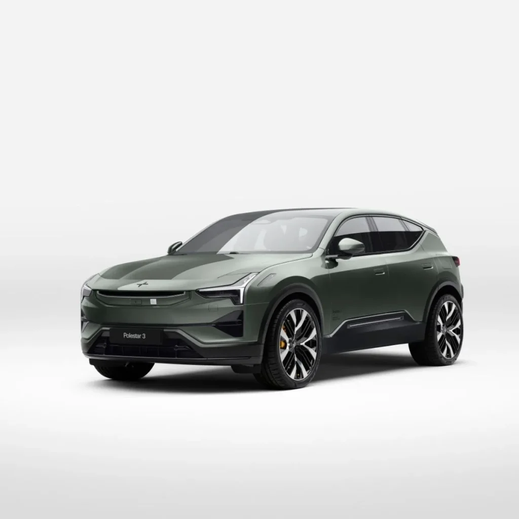 Polestar 3 passa a 800 volts e carrega 10 a 80% em 22 minutos 3 O Polestar 3 fotografado em estúdio
