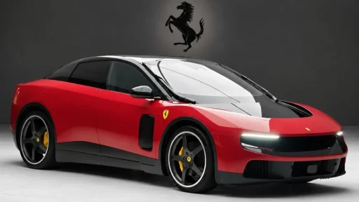 Ferrari Luce esgota na China. 88 unidades compradas em horas 9 Ferrari Luce com o símbolo do cavalino rampante por trás