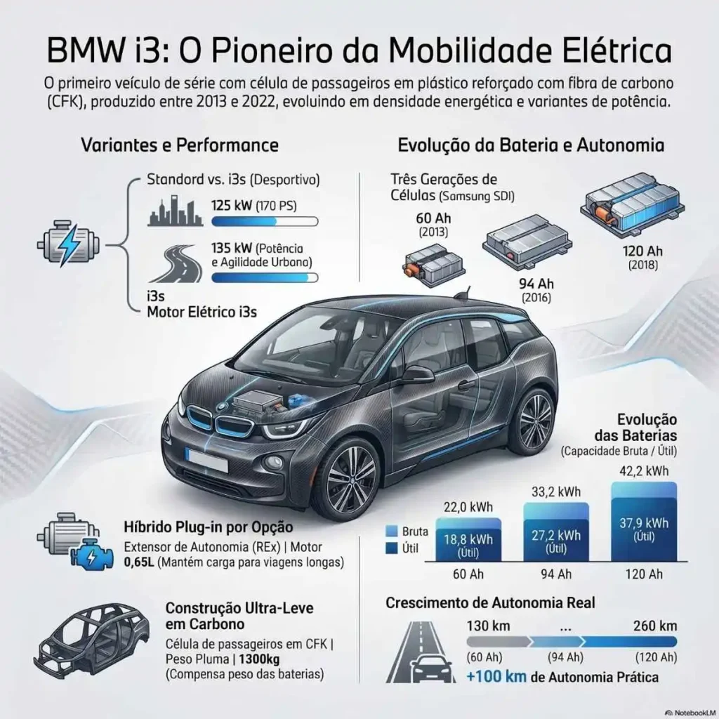Em 2026, o BMW i3 ainda é o carro de cidade perfeito 7 BMW i3 infografia