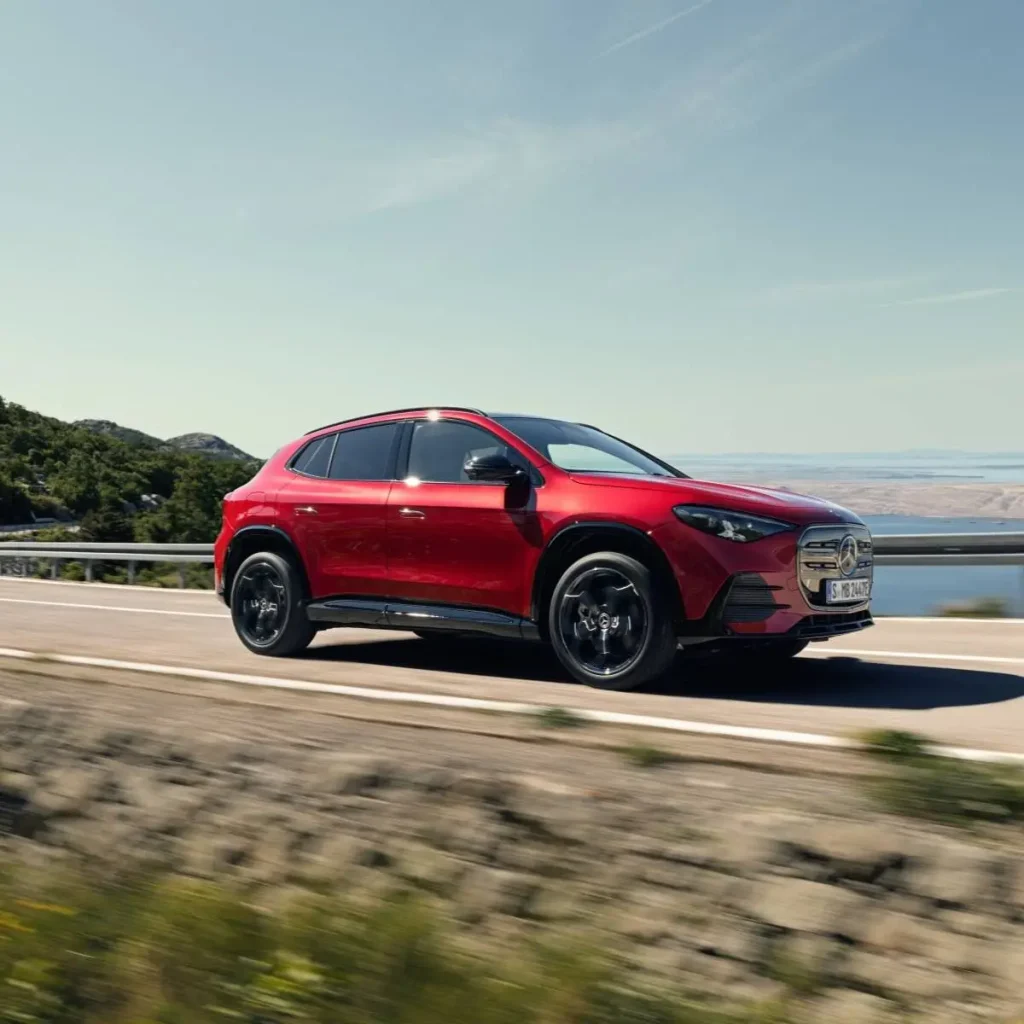 Mercedes-Benz GLA elétrico custa 55.400 euros em Portugal 3 Mercedes-Benz GLA elétrico na estrada