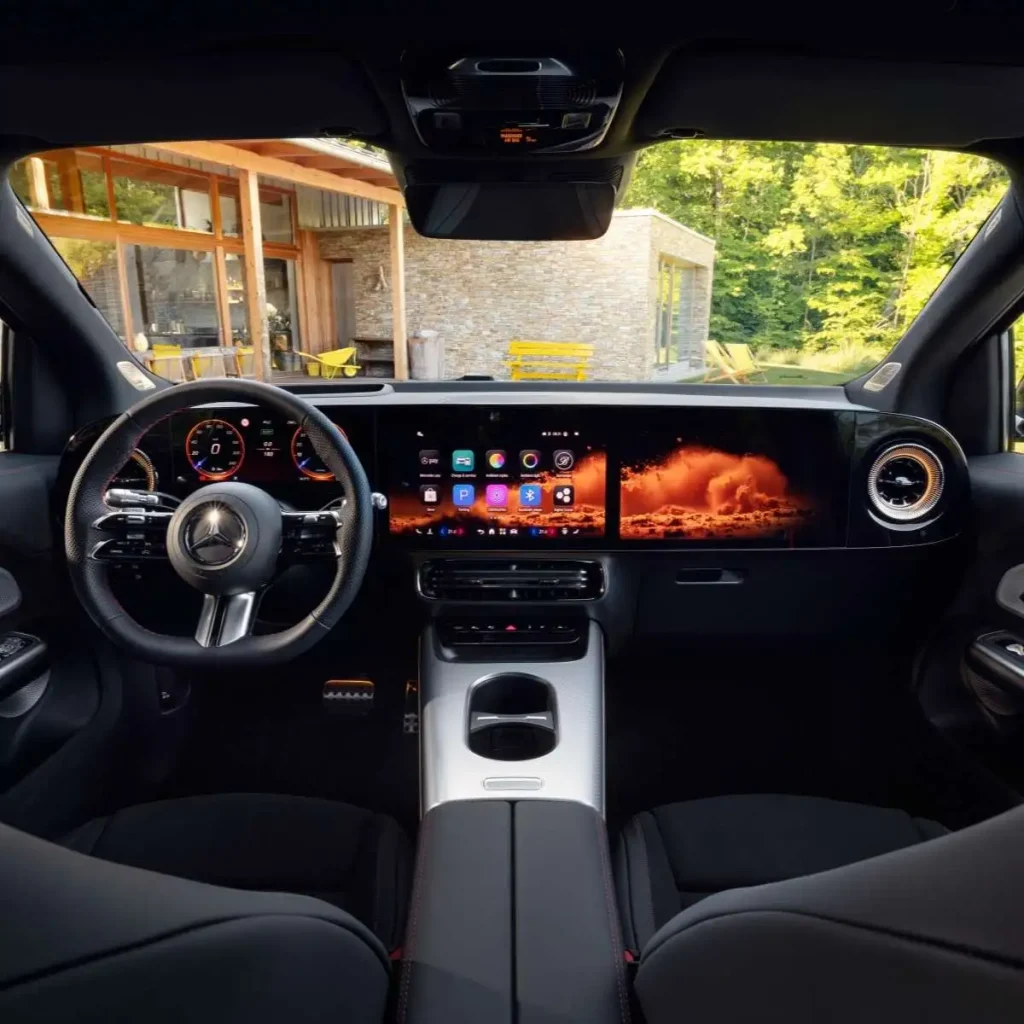 Mercedes-Benz GLA elétrico custa 55.400 euros em Portugal 7 o cockpit do Mercedes-Benz GLA elétrico