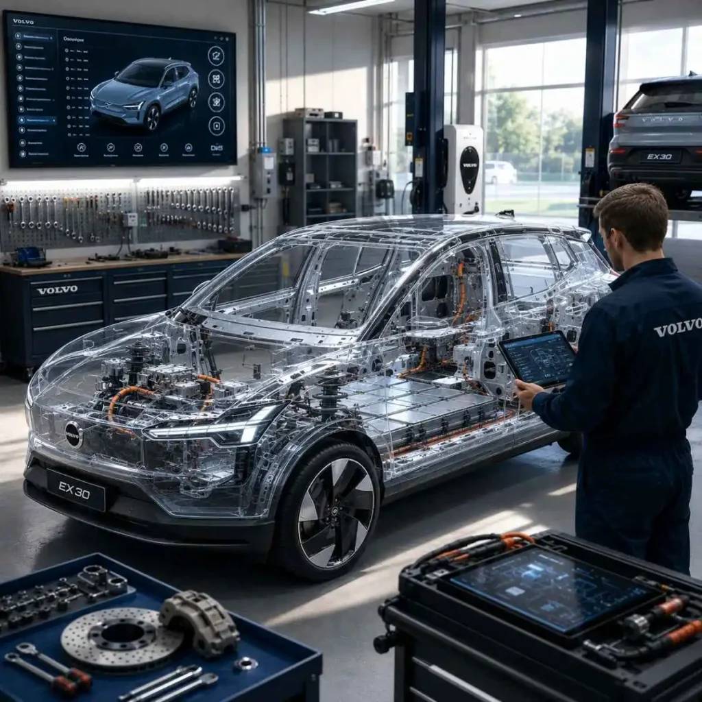 Comprar carro elétrico pela empresa: as contas que deve fazer 7 Manutenção elétrico Volvo