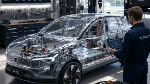 O automóvel mudou. A forma de cuidar dele também. 13 Manutenção elétrico Volvo