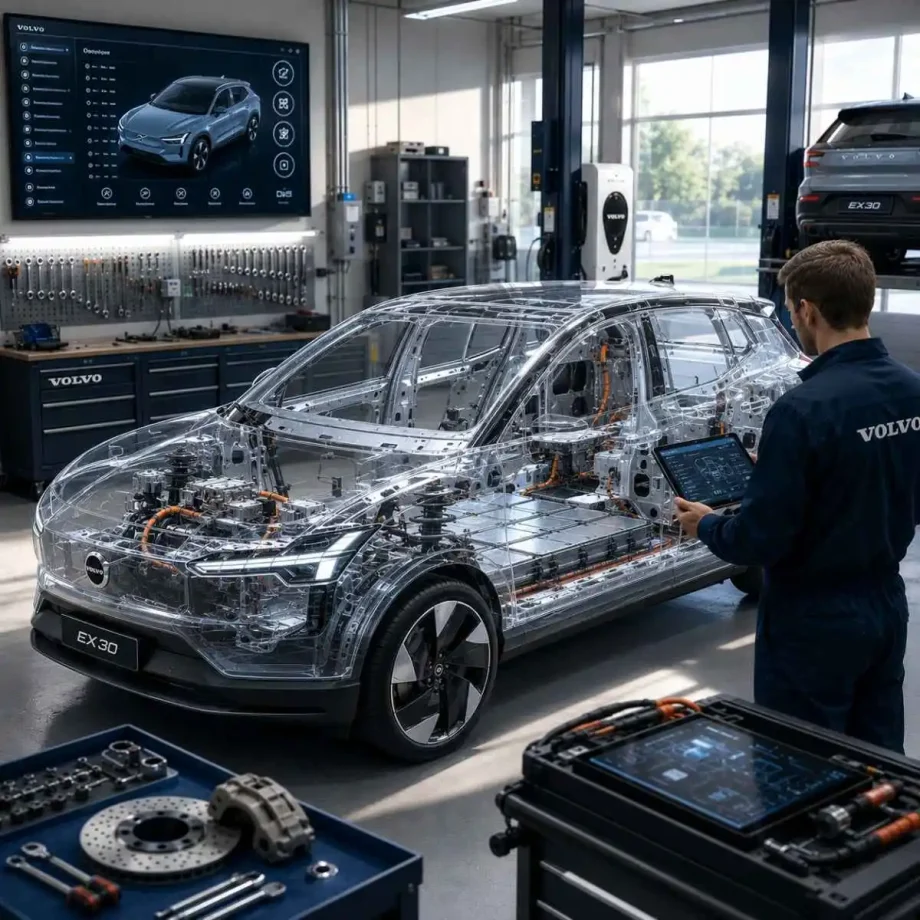 O automóvel mudou. A forma de cuidar dele também. 2 Manutenção elétrico Volvo