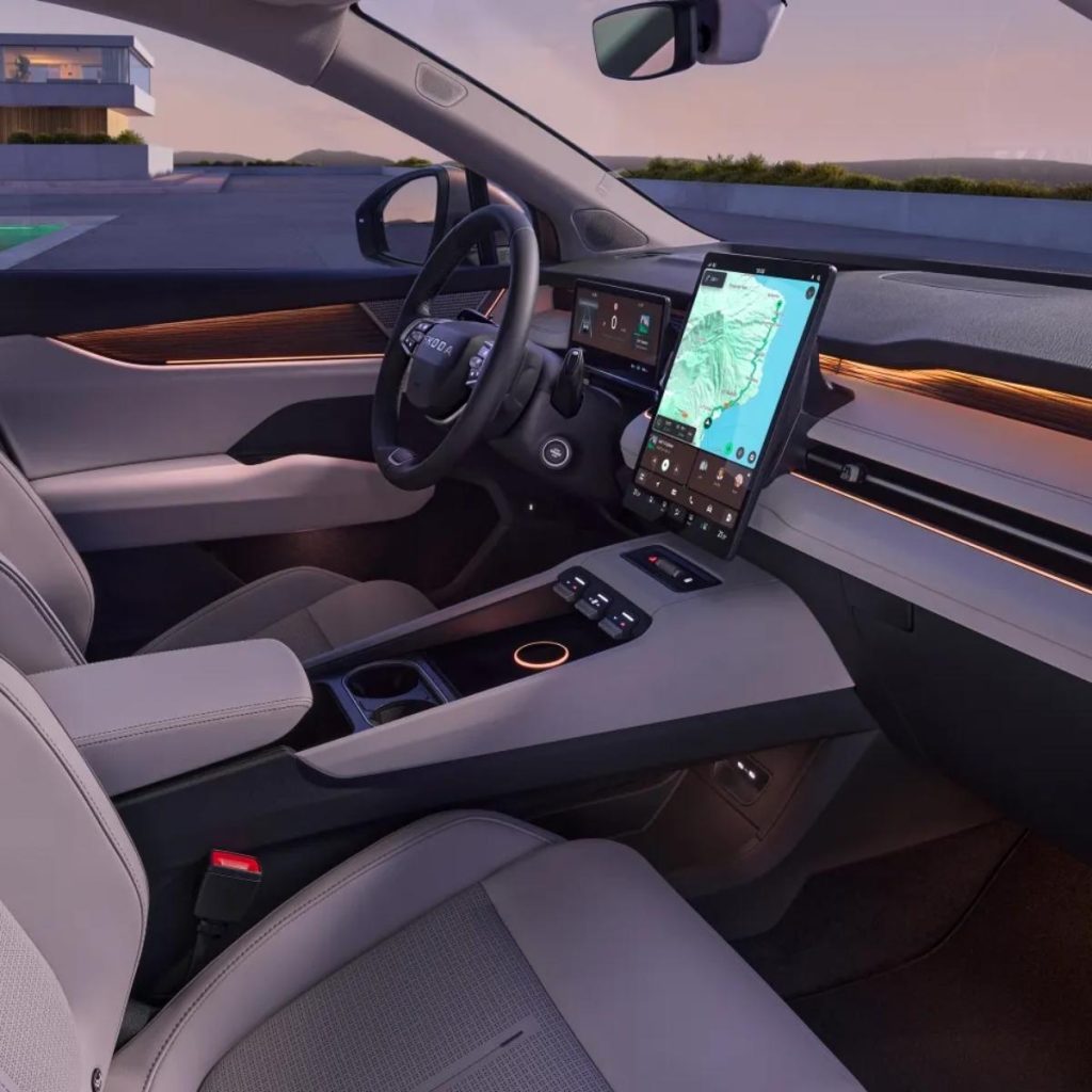Škoda Peaq entra em produção com quase 8.500 encomendas 7 Interior do Skoda Peaq