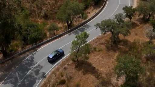 BMW iX3 faz Nacional 2 e chega a Faro com 20% de bateria 10 BMW iX3 na Nacional 2, em foto aérea
