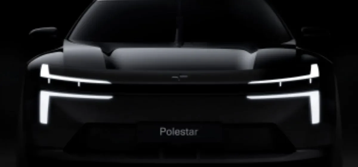 A silhueta fronteira do protótipo Formula 2030 da Polestar