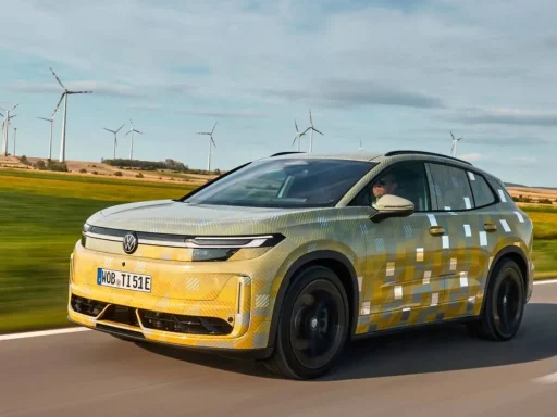 VW ID. Tiguan substitui ID.4 e ID.5 no início de 2027 5 O ID. Tiguan surge ainda com camuflagem