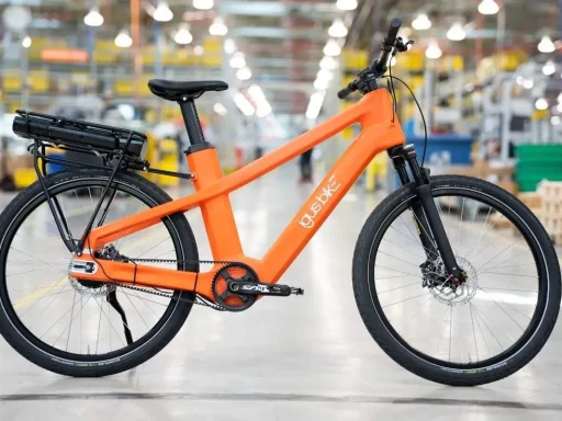 Bicicleta elétrica da igus feita com redes de pesca entra em produção 3 A igus:bike é uma bicicleta elétrica com o quadro feito de plástico maioritariamente reciclado