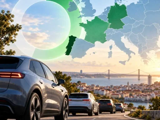 Quota BEV na Europa passa os 30% em agosto, Portugal nos 36,1% 5 Imagem ilustrativa do artigo sobre a quota BEV na Europa gerada por IA