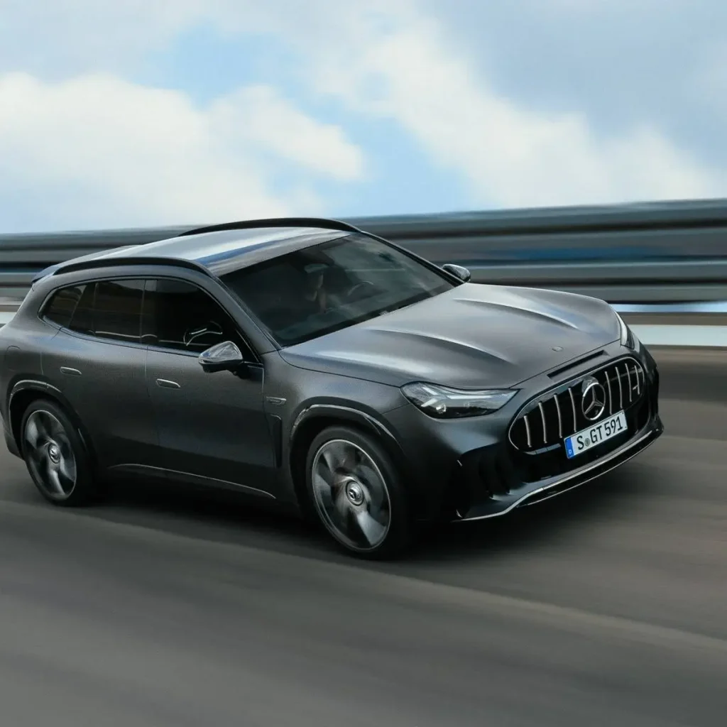 Mercedes-AMG GT SUV: o elétrico sem compromissos 3 O Mercedes-AMG GT Turbo na estrada