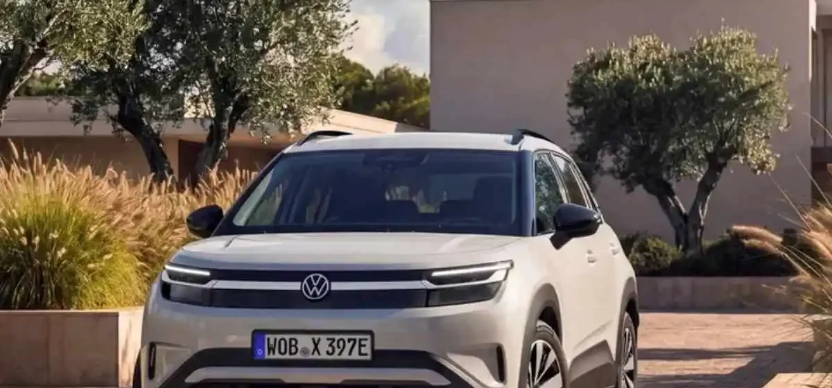 O Volkswagen ID. Cross visto de frente