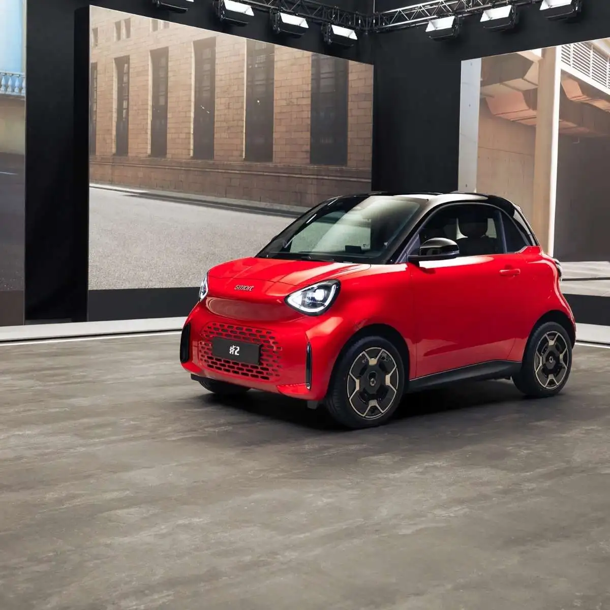 smart #2: o pequeno dois lugares está de volta 100% elétrico 2 smart #2 vermelho